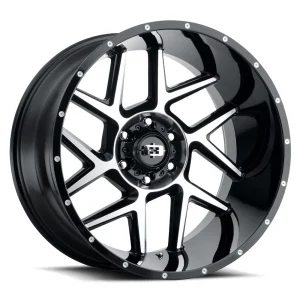 Vision Wheel Off-Road – 360 SLIVER – Black – 20″x10″ -25mm – Summer Wheels – 360-20050GBMF-25